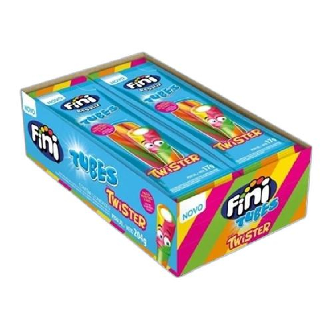 Detalhes do produto Bala Gel Twister Tubes Dp 12X15Gr Fini Frutas Silv.nat