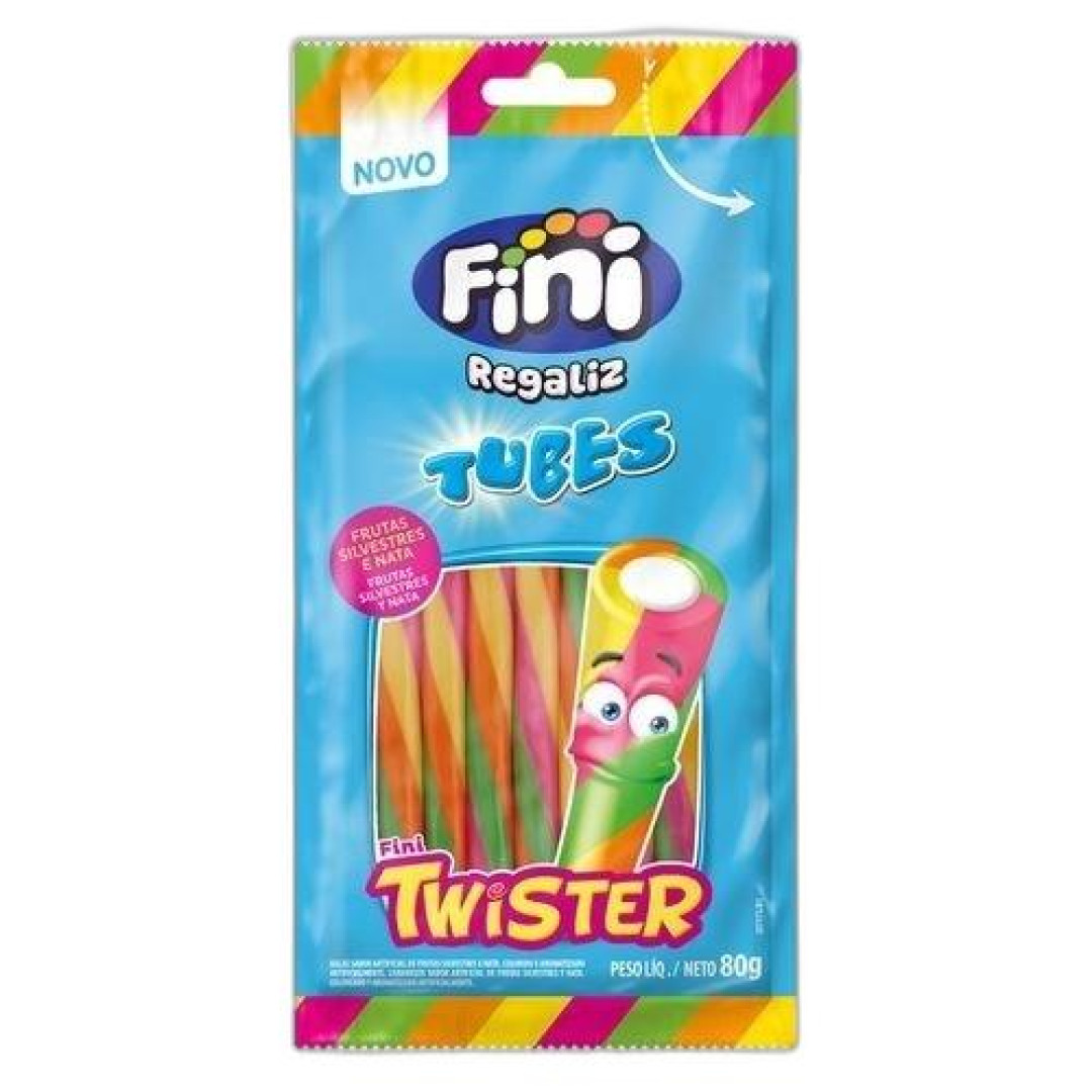 Detalhes do produto Bala Gel Twister Tubes Acido Dp 12X15Gr Frutas Silv.nat