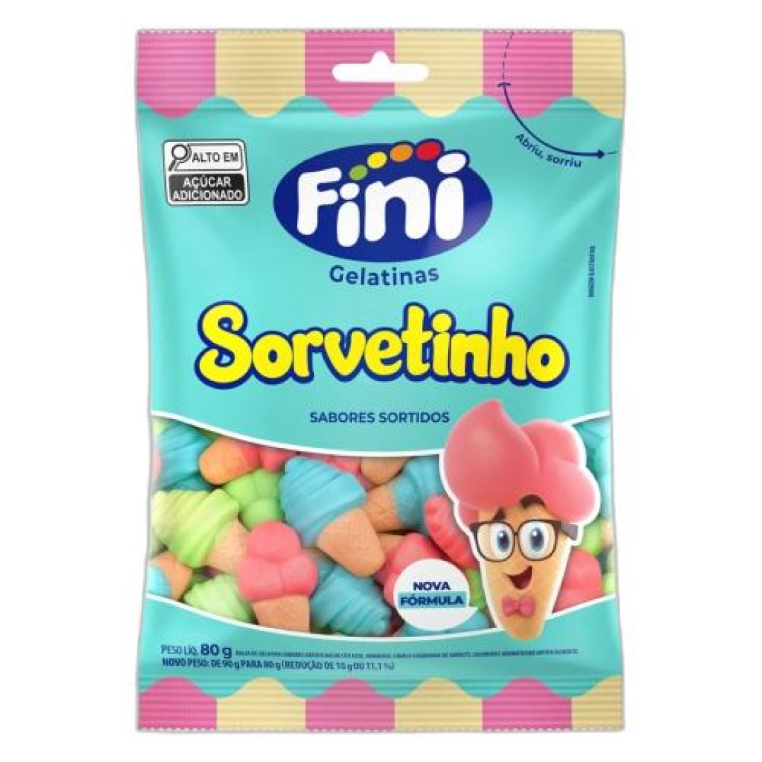 Detalhes do produto Bala Gelatina Ice Cream 90Gr Fini Sortido