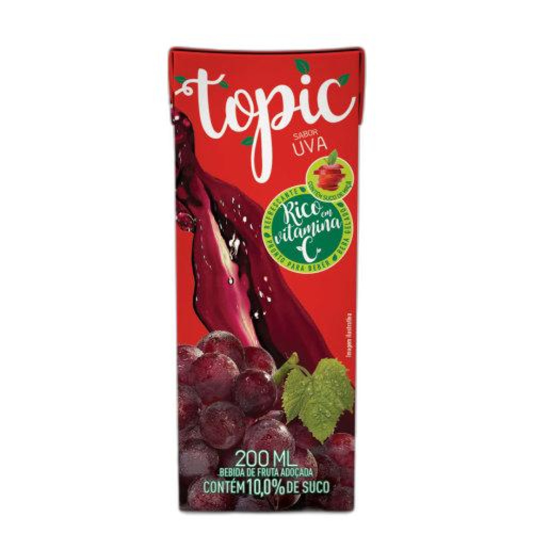 Detalhes do produto Suco Topic 200Ml Tecpolpa Uva.maca