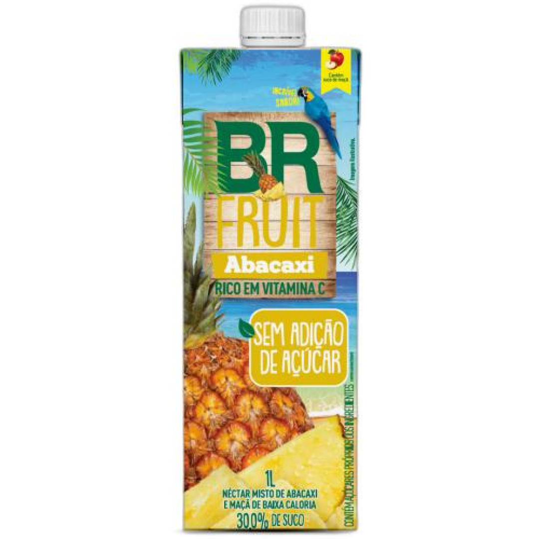 Detalhes do produto Suco Brfruit Zero Acucar 1Lt Tecpolpa Abacaxi.maca