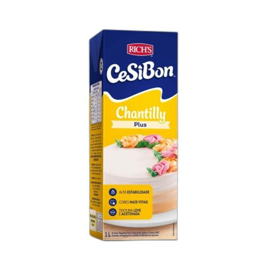 Detalhes do produto Chantilly Plus Cesibon Uht 1Lt Richs .