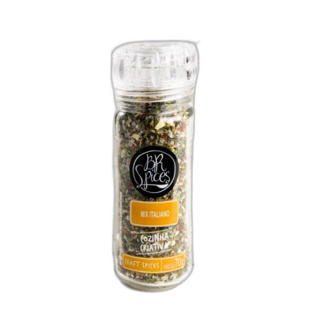 Detalhes do produto Tempero Mix Italiano 70Gr Br Spices Especiarias