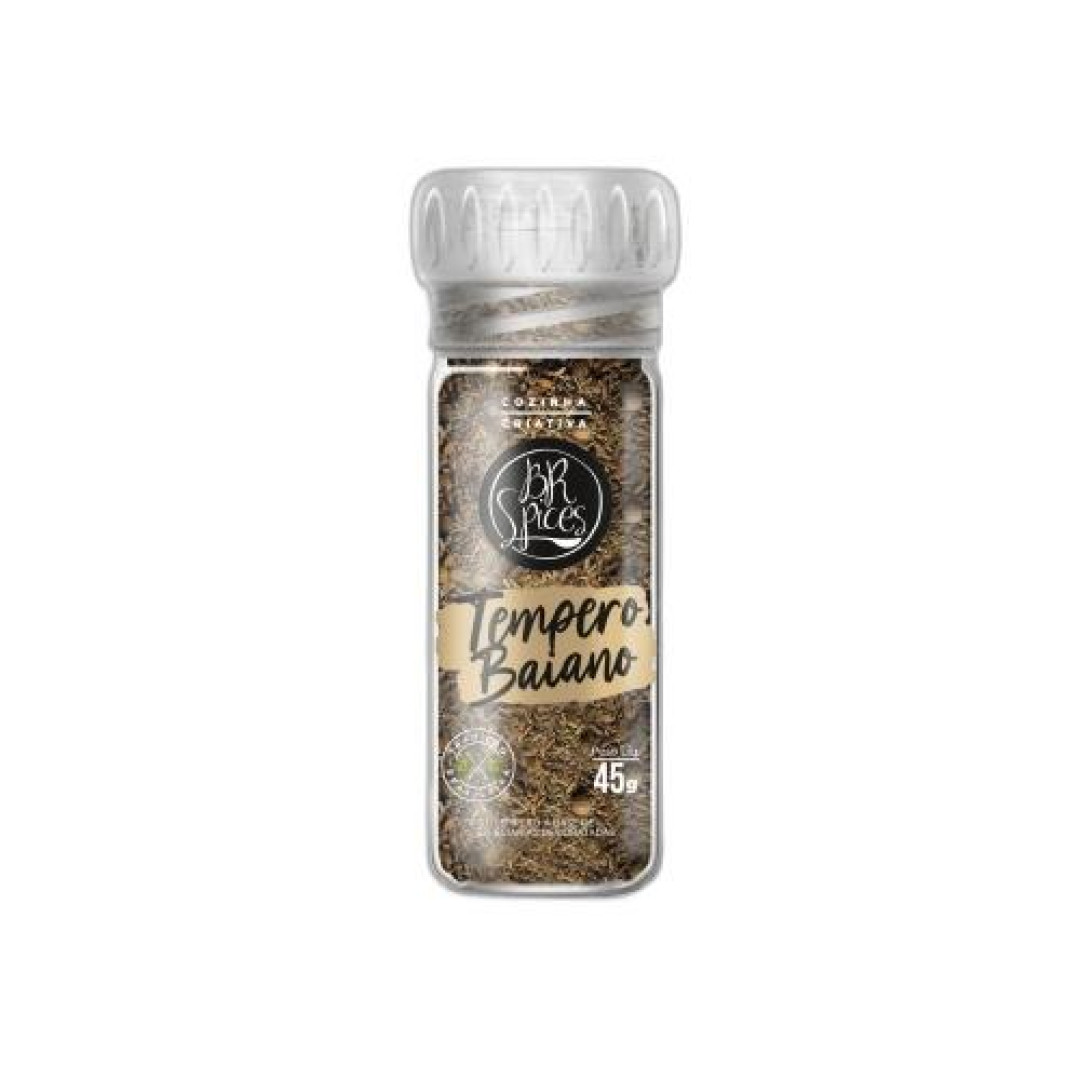 Detalhes do produto Moedor Tempero Baiano 45G Br Spices Tempero Baiano