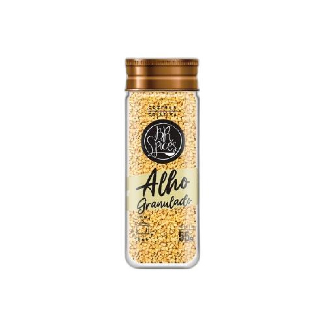 Detalhes do produto Tempero Alho Granulado 55Gr Br Spices .