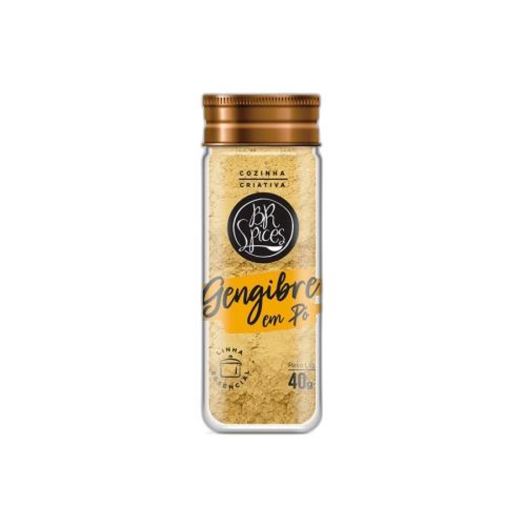 Detalhes do produto Tempero Gengibre Em Po 35Gr Br Spices .