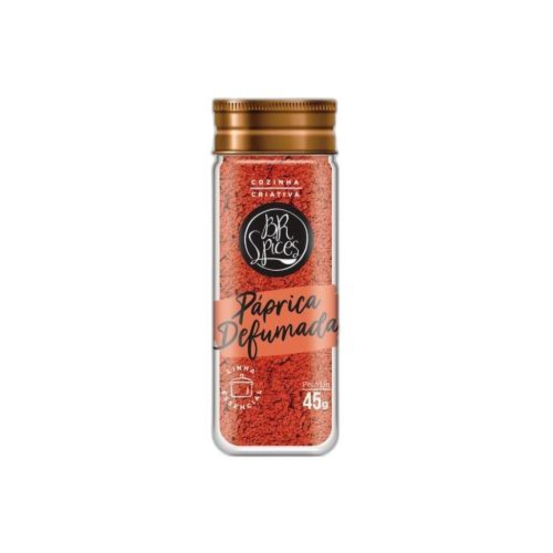 Detalhes do produto Tempero Paprica Defumada 45Gr Br Spices .