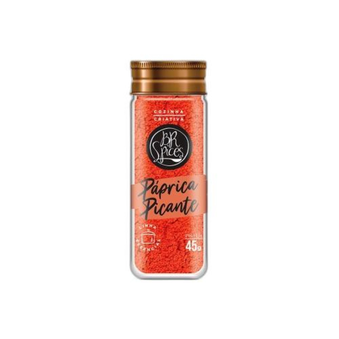 Detalhes do produto Tempero Paprica Picante 45Gr Br Spices .