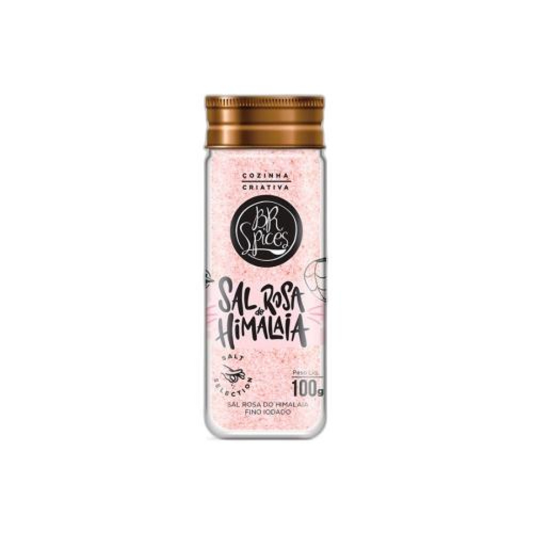 Detalhes do produto Sal Rosa Do Himalaia Fino 100G Br Spices .