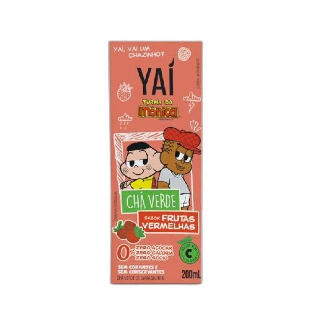 Detalhes do produto Cha Verde Turma Da Monica 200Ml Yai Frutas Vermelha