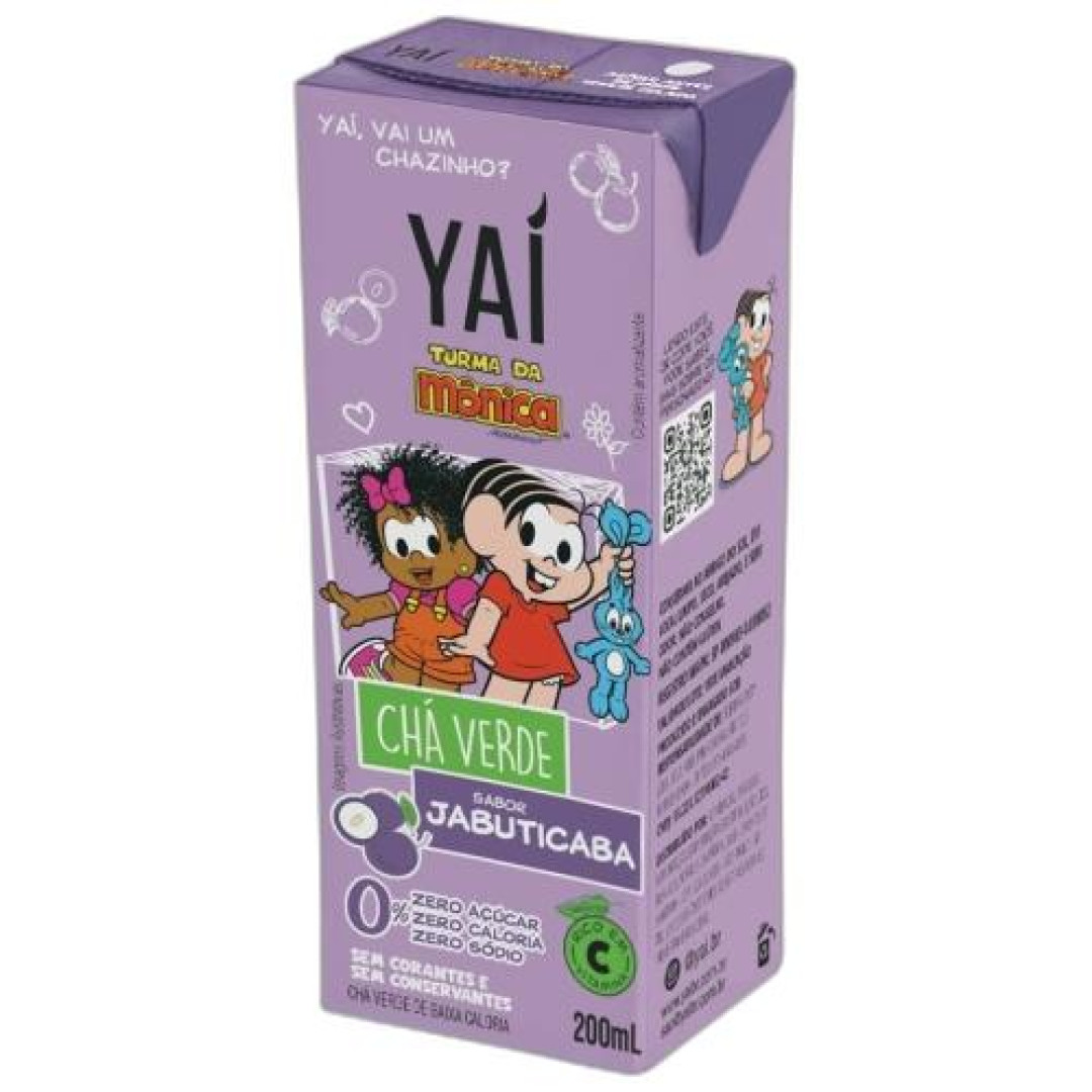 Detalhes do produto Cha Verde Turma Da Monica 200Ml Yai Jabuticaba