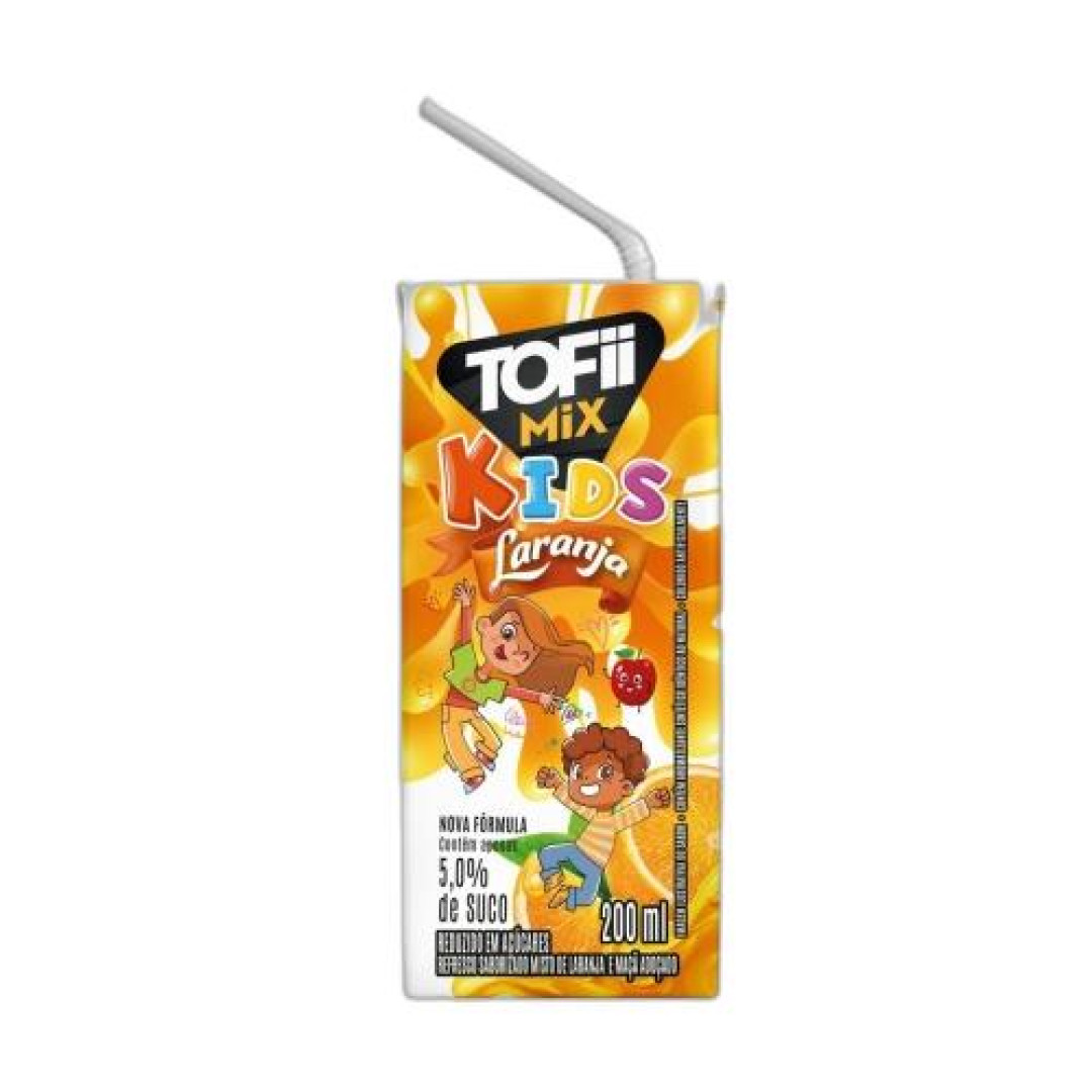 Detalhes do produto Suco 200Ml Tofii Mix Laranja.maca