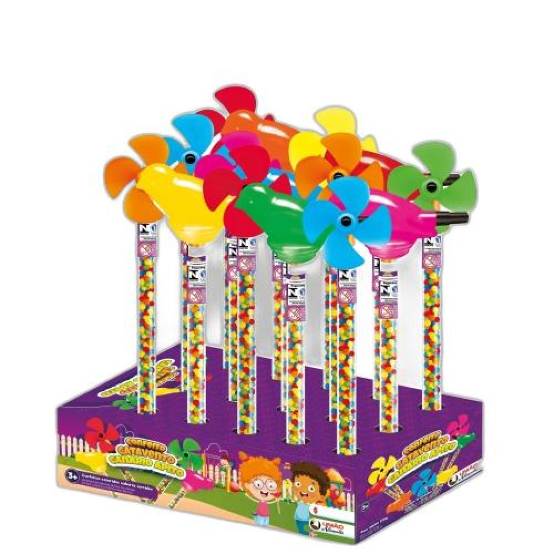 Detalhes do produto Confeito Canario Catavento 15X18Gr Uniao Tutti Frutti