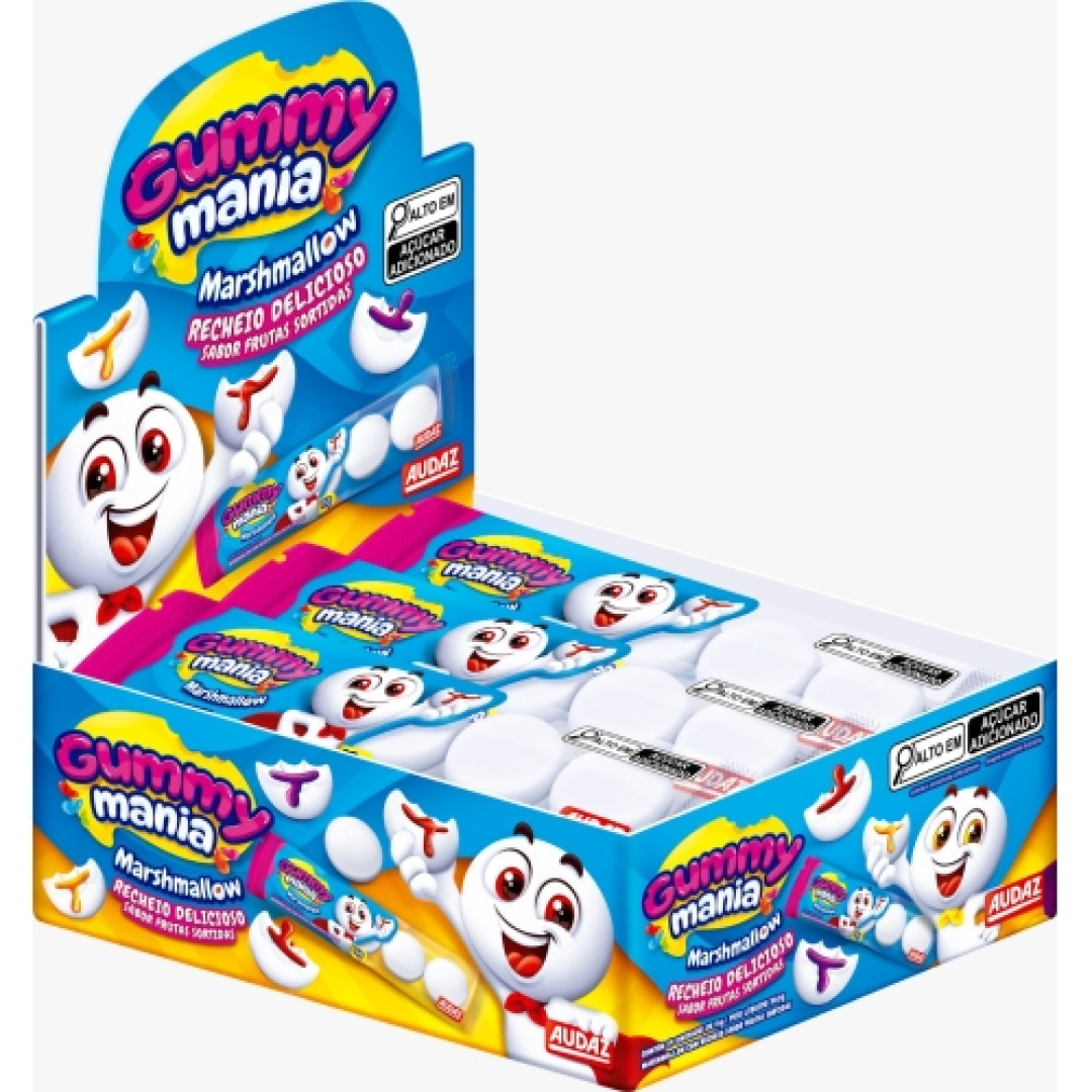 Detalhes do produto Bala Gel Gummy Marsh 24X15Gr Zen Toys Frutas Sort