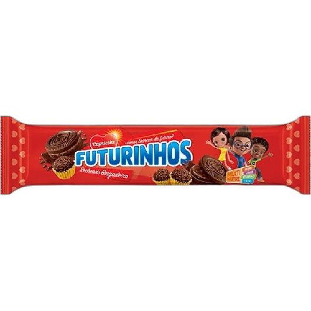 Detalhes do produto Bisc Wafer Futurinhos 80Gr Capricche Brigadeiro