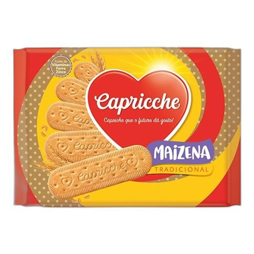 Detalhes do produto Bisc Maizena 312Gr Capricche Doce