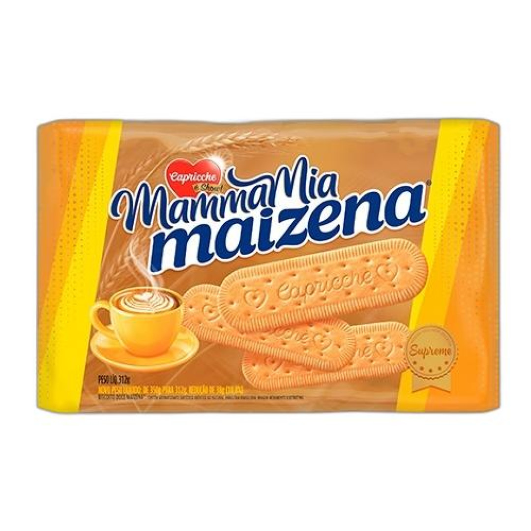 Detalhes do produto Bisc Mamma Mia 312Gr Capricche Maizena