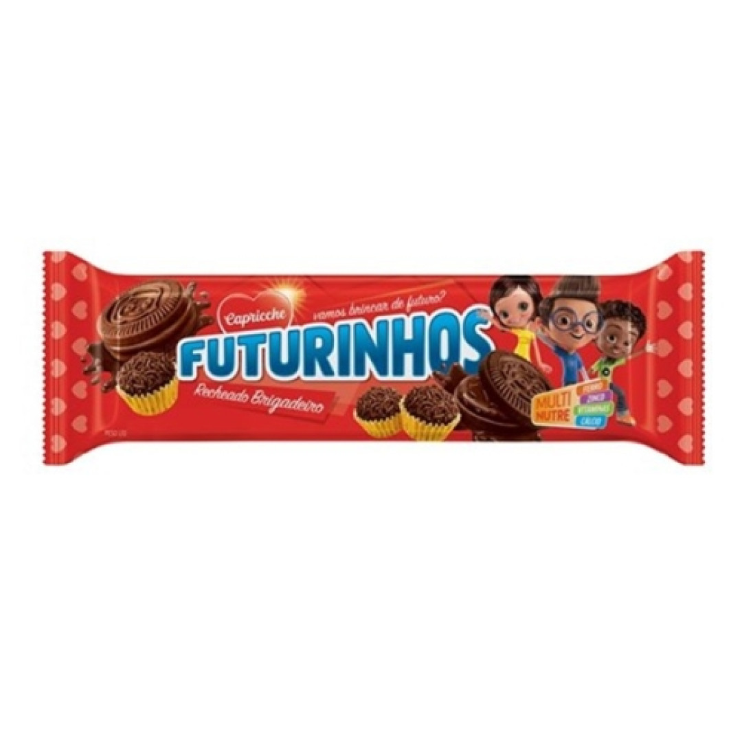 Detalhes do produto Bisc Rech Futurinhos 48Gr Capricche Brigadeiro