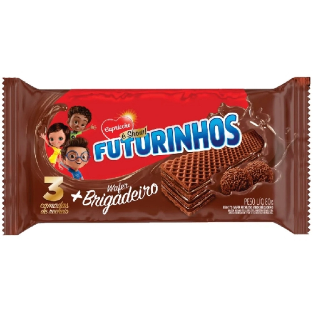 Detalhes do produto Bisc Rech Futurinhos 65Gr Capricche Brigadeiro