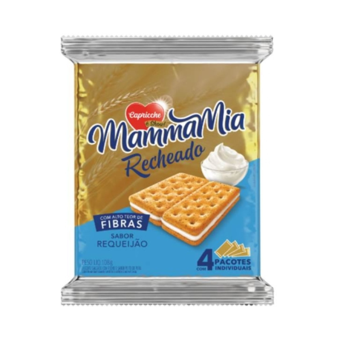 Detalhes do produto Bisc Rech Mamma Mia 93,3Gr Capricche Requeijao