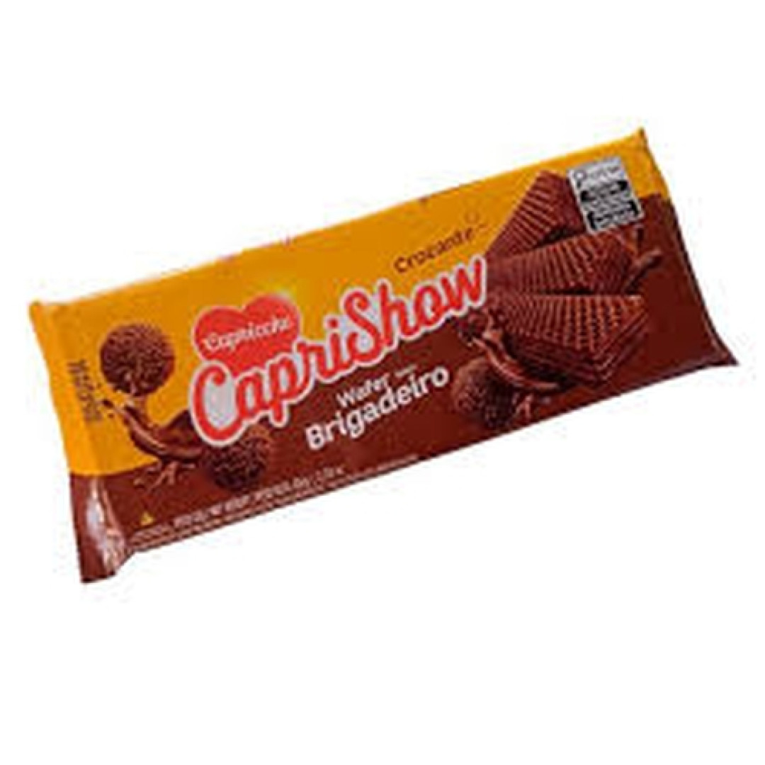 Detalhes do produto Bisc Wafer Caprishow 65Gr Capricche Brigadeiro