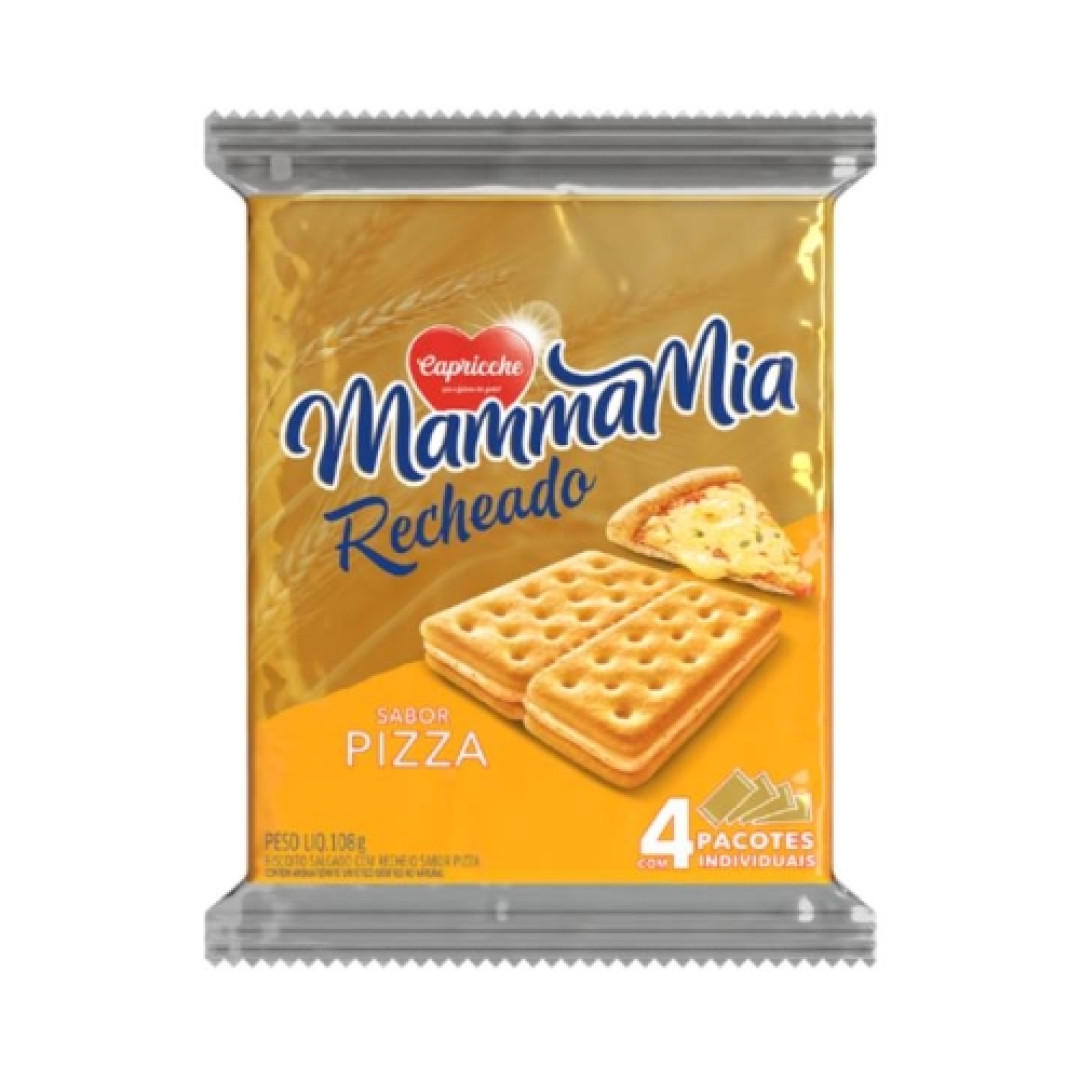 Detalhes do produto Bisc Rech Mamma Mia 93.3Gr Capricche Pizza