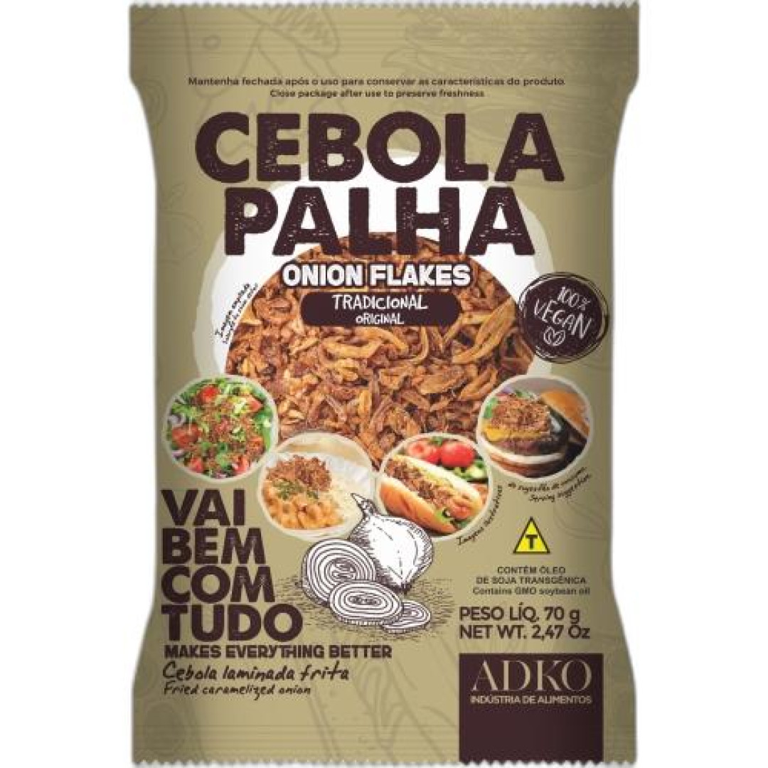 Detalhes do produto Cebola Palha 70Gr Adko Tradicional