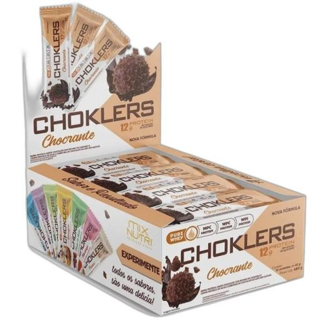 Detalhes do produto Barra Proteina Chocklers 40Gr Chocrante