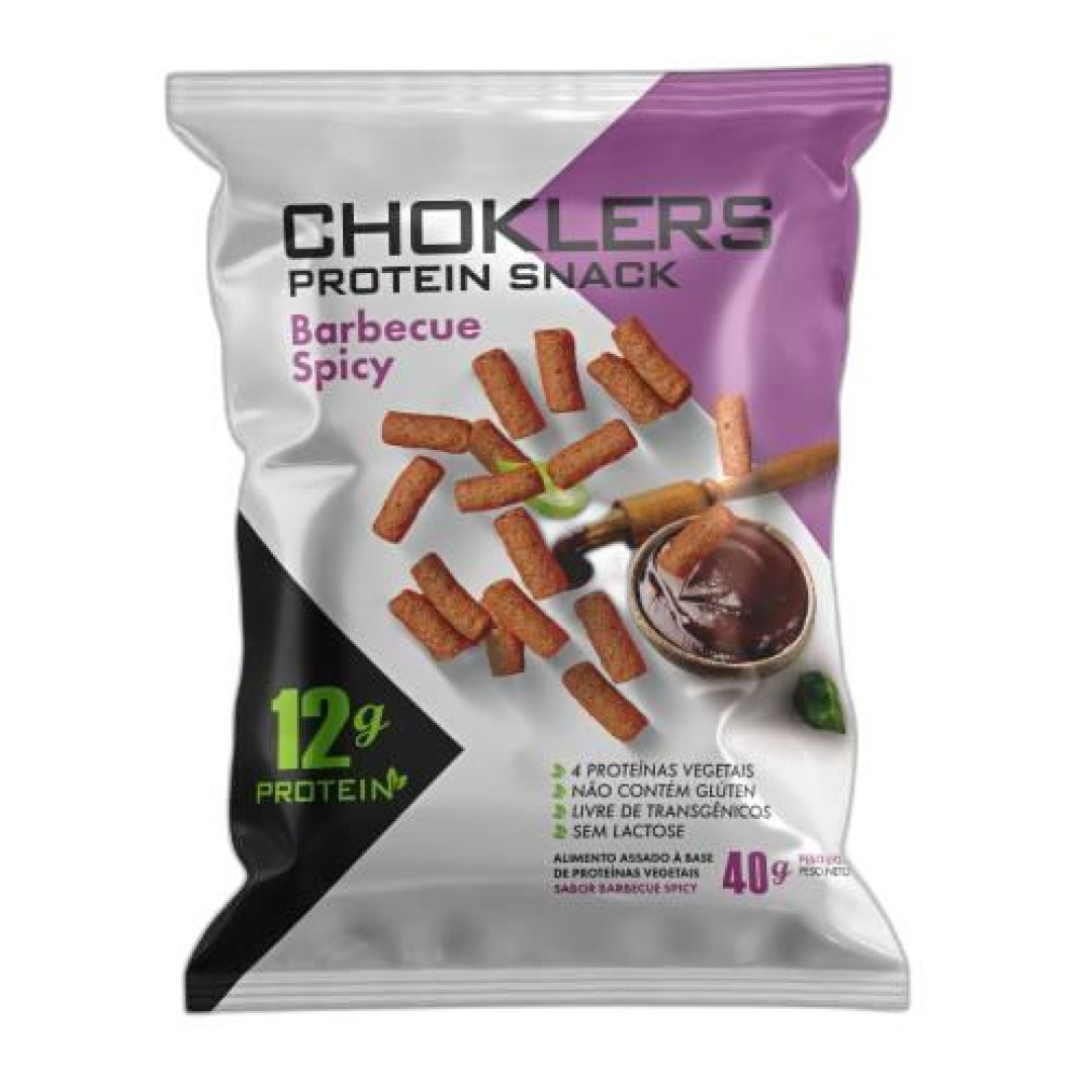 Detalhes do produto Snack Proteina Chocklers 40Gr Americ Barbecue