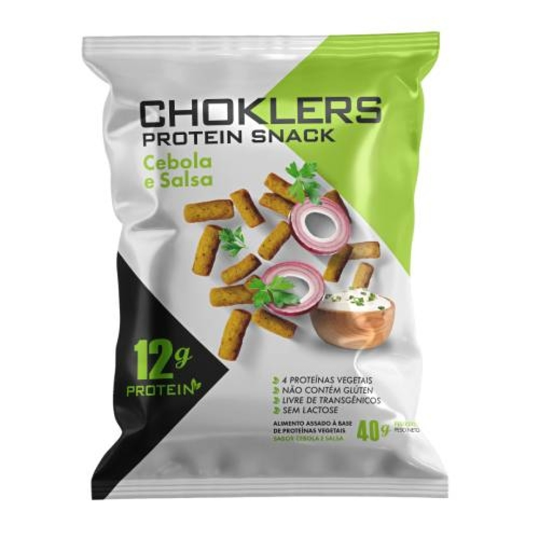 Detalhes do produto Snack Proteina Chocklers 40Gr Cebola.salsa