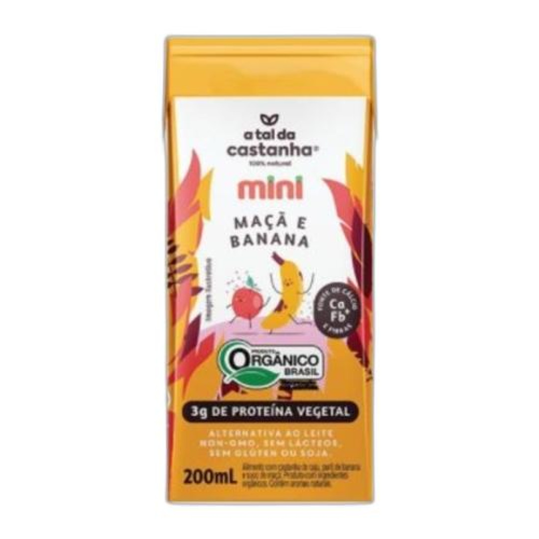 Detalhes do produto Bebida Vegetal Castanha 200Ml Tres Corac Maca.banana
