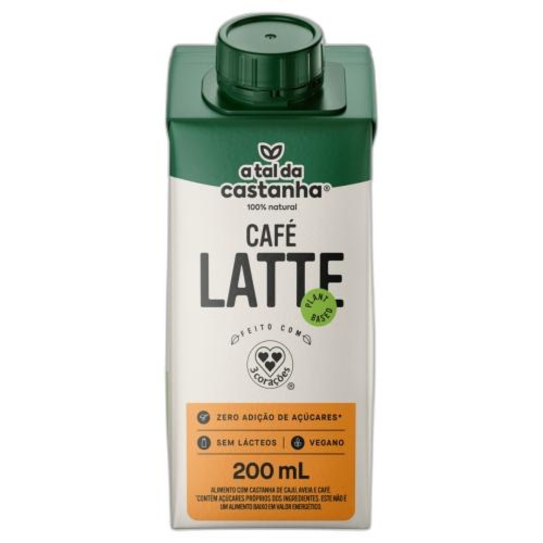 Detalhes do produto Bebida Vegetal Castanha 200Ml Tres Corac Cafe.leite