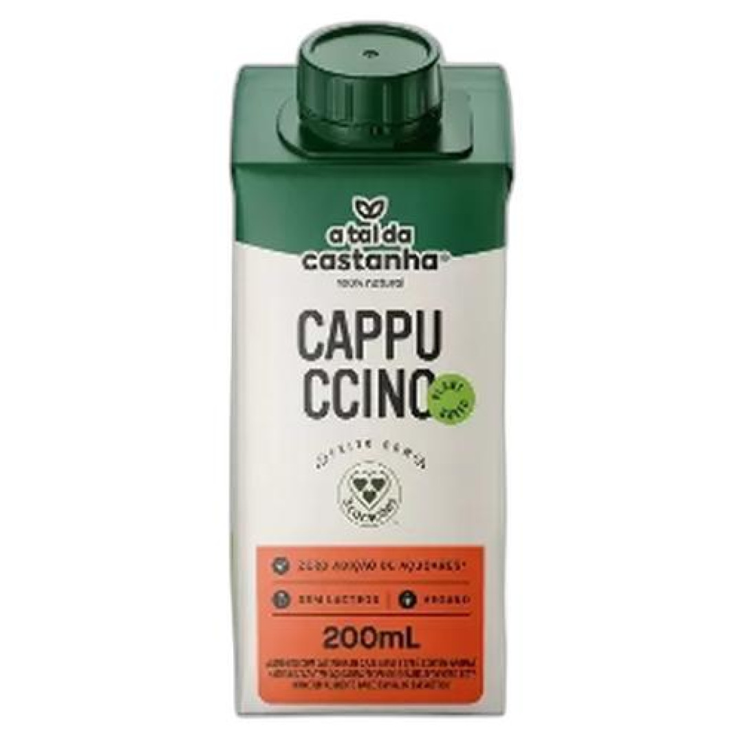 Detalhes do produto Bebida Vege Castanha 200Ml Tres Coracoes Cappuccino