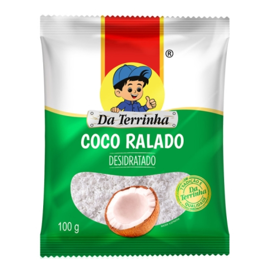 Detalhes do produto Coco Ralado 100Gr Da Terrinha Desidratado