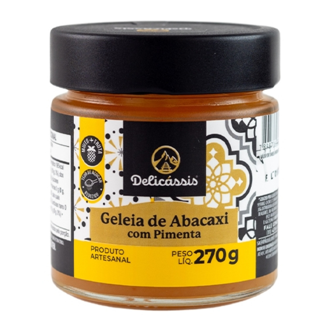 Detalhes do produto Geleia 270Gr Delicassis Abacaxi.pimenta
