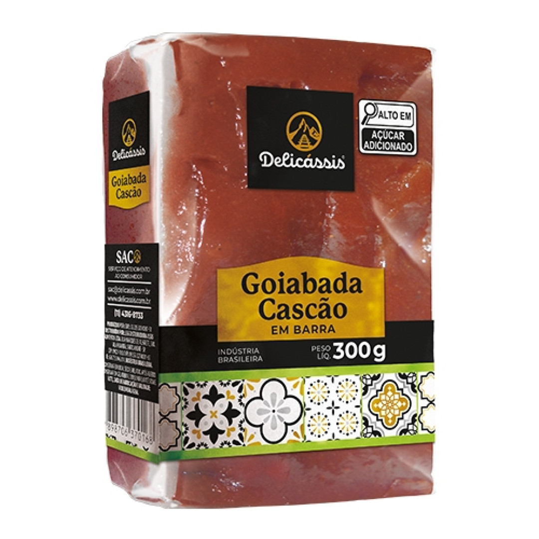 Detalhes do produto Goiabada Cascao 300Gr Delicassis .