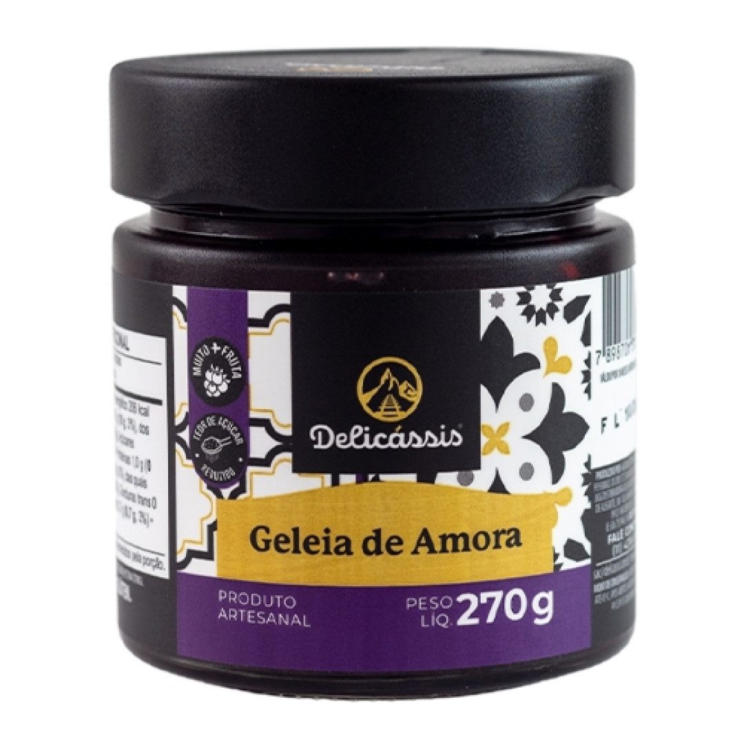 Detalhes do produto Geleia 270Gr Delicassis Amora