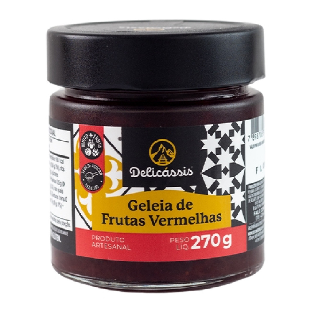 Detalhes do produto Geleia 270Gr Delicassis Frutas Vermelha