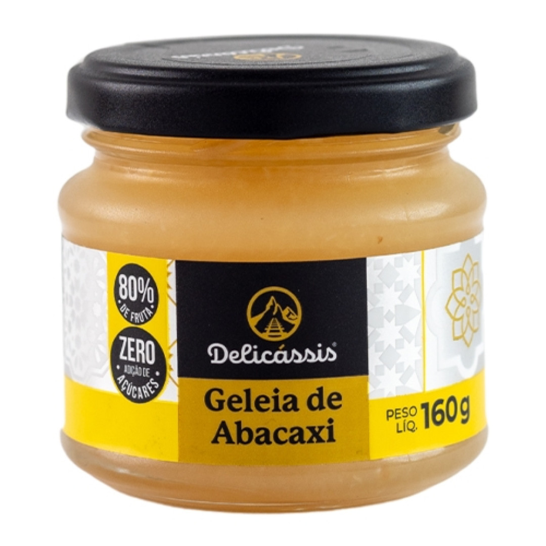 Detalhes do produto Geleia Zero 160Gr Delicassis Abacaxi