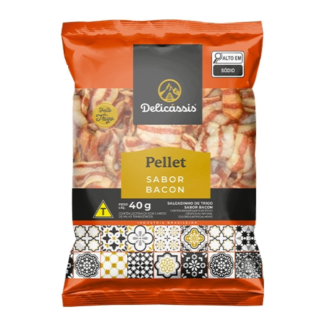 Detalhes do produto Salg Pellet 40Gr Delicassis Bacon