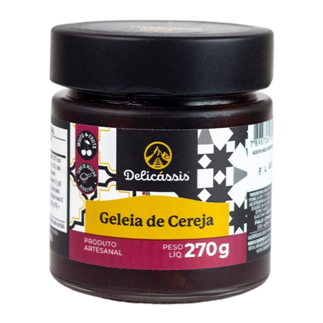 Detalhes do produto Geleia 270Gr Delicassis Cereja