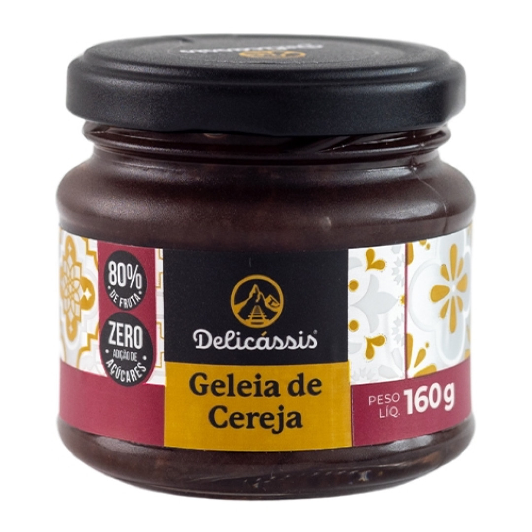Detalhes do produto Geleia Zero 160Gr Delicassis Cereja
