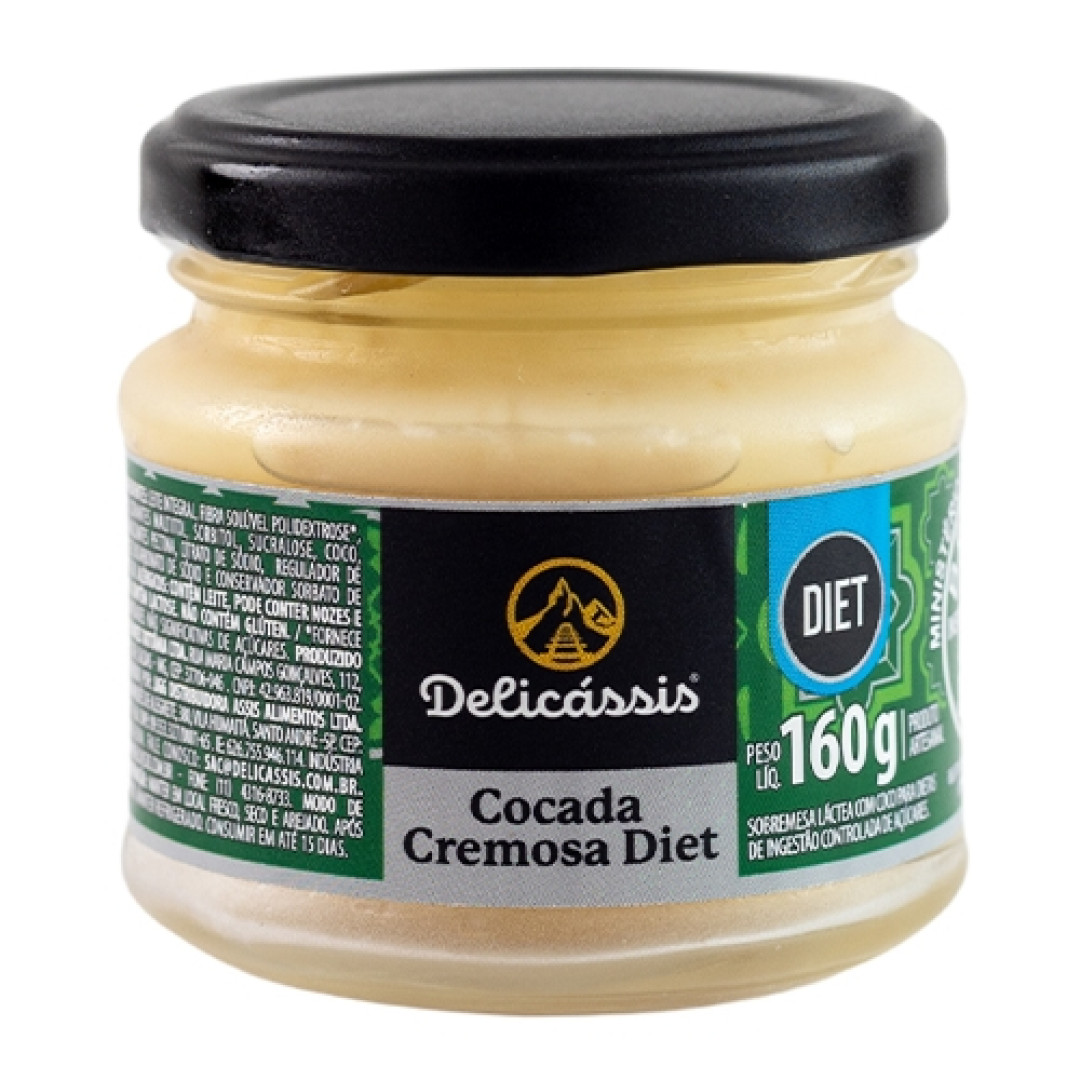 Detalhes do produto Cocada Diet 160Gr Delicassis Coco