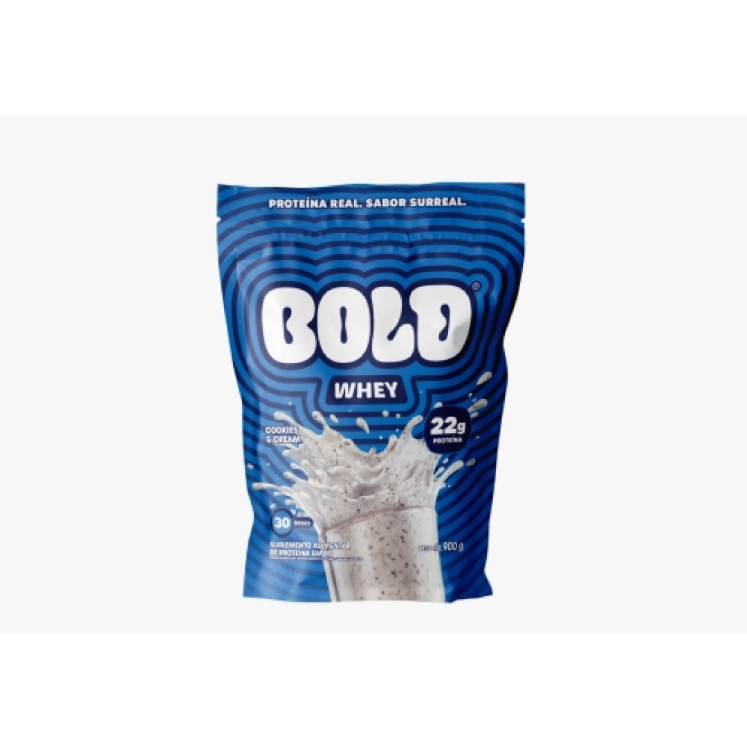 Detalhes do produto Supl Whey 900Gr Bold Cookies Cream