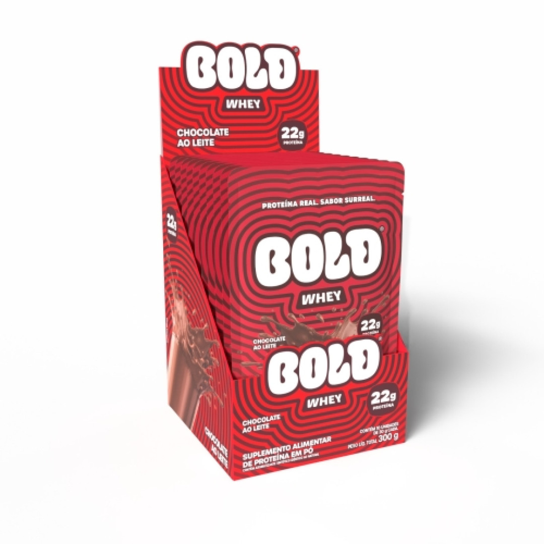 Detalhes do produto Supl Whey 30Gr Bold Choc. Ao Leite
