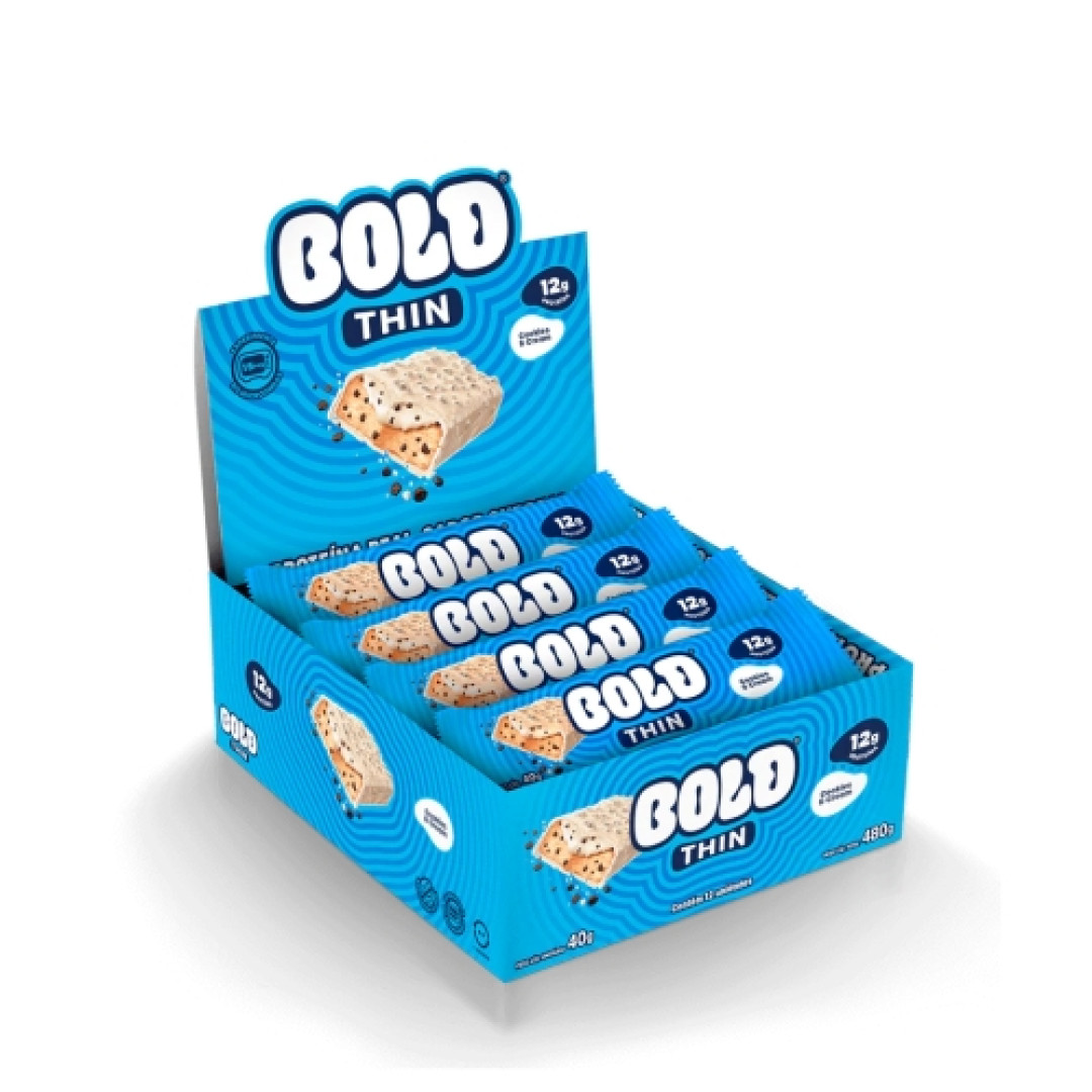 Detalhes do produto Barra Proteina 40Gr Bold Cookies Cream