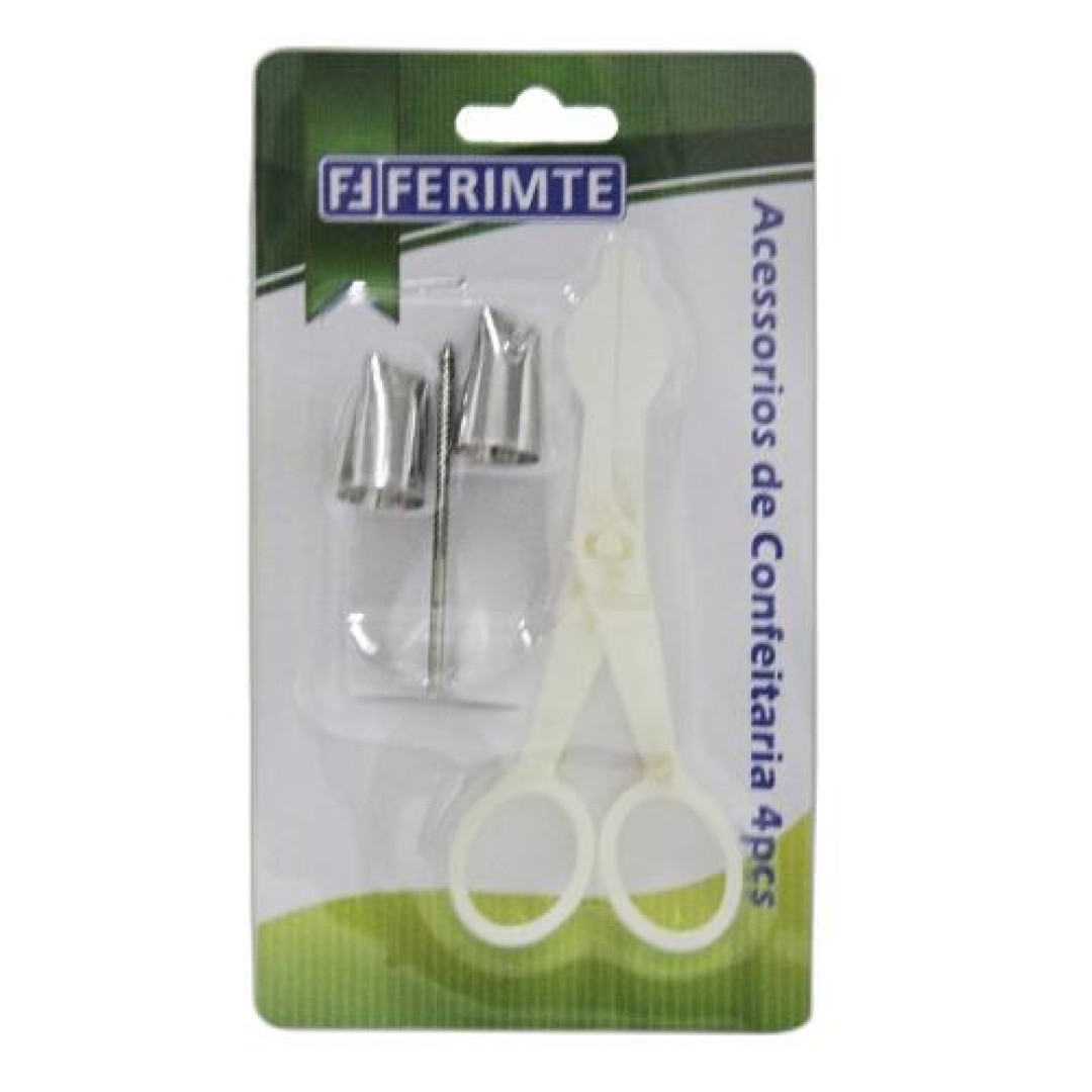 Detalhes do produto X Acess Confe 4 Pecas Ferimte  .