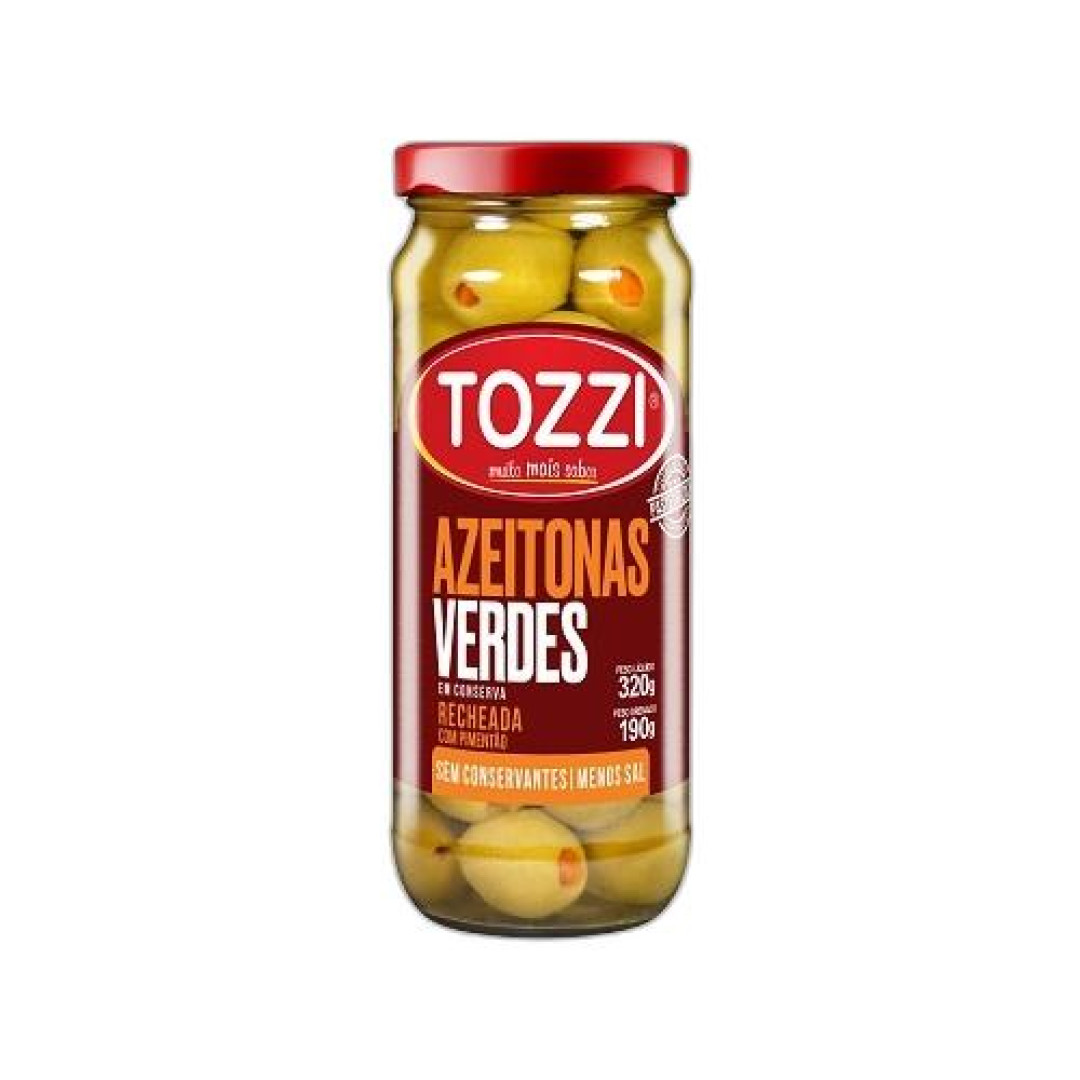 Detalhes do produto Azeitonas Rech 190Gr Tozzi Verde