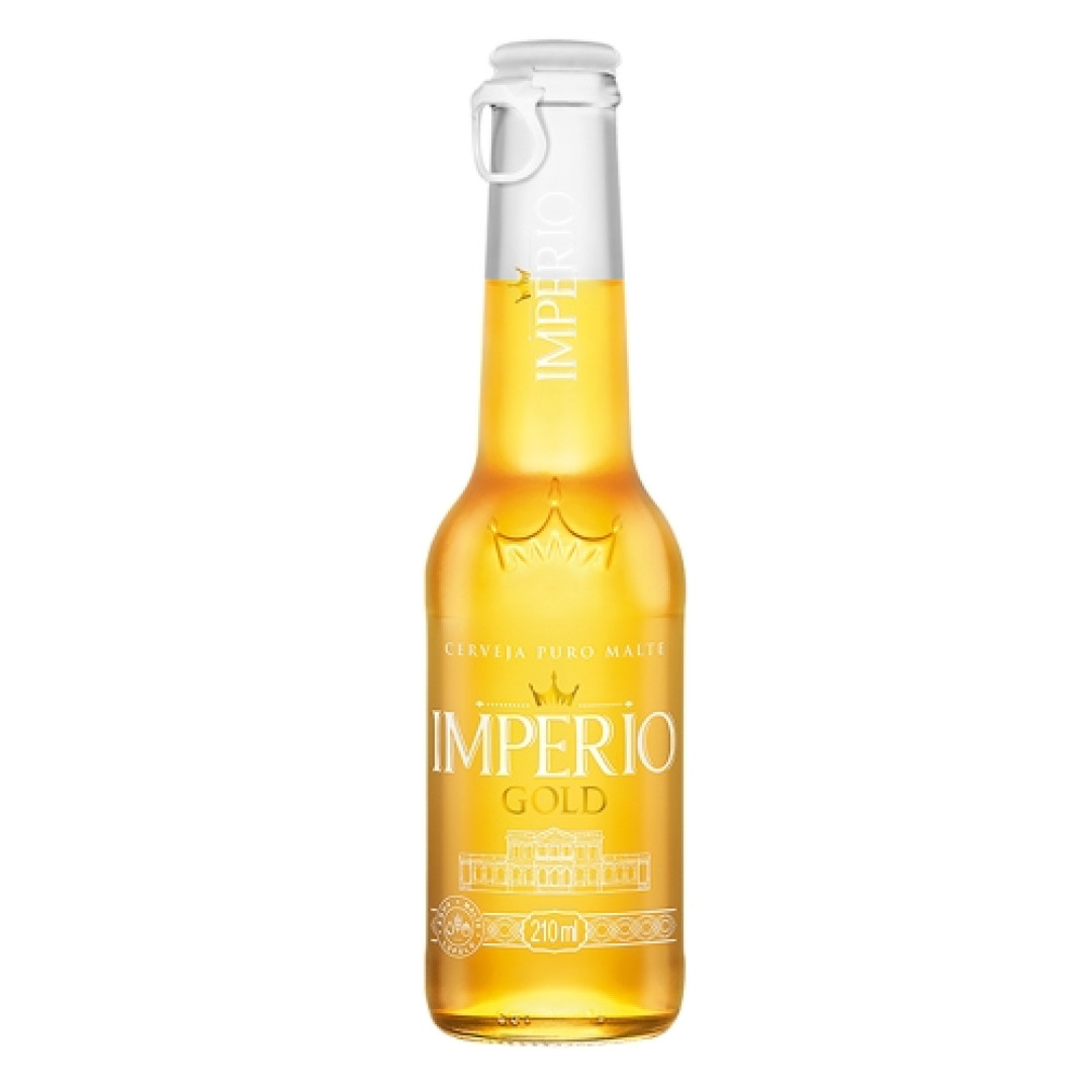 Detalhes do produto Cerveja Gold Ln 210Ml Imperio Puro Malte