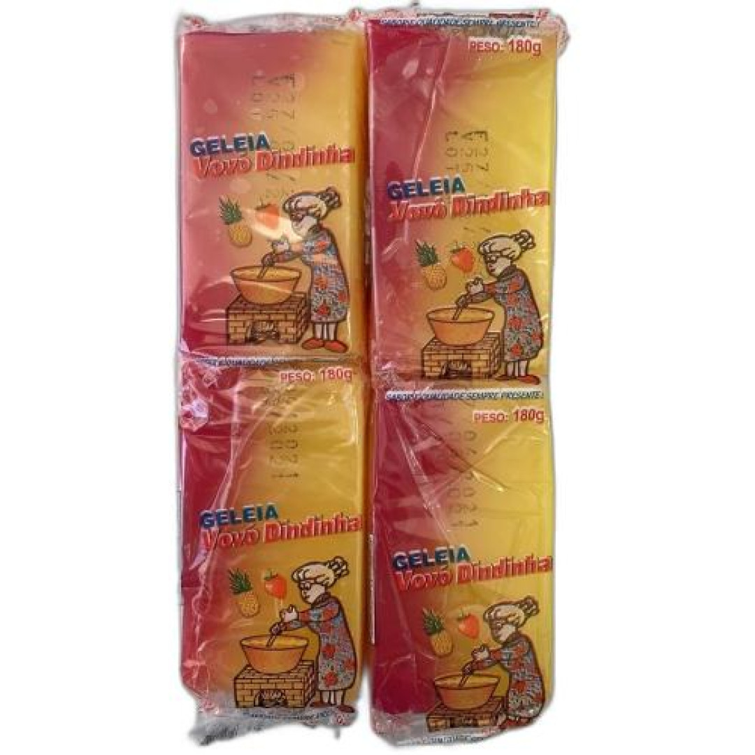 Detalhes do produto Geleia Da Vovo Dindinha 02X90Gr Varela Mor.abacaxi